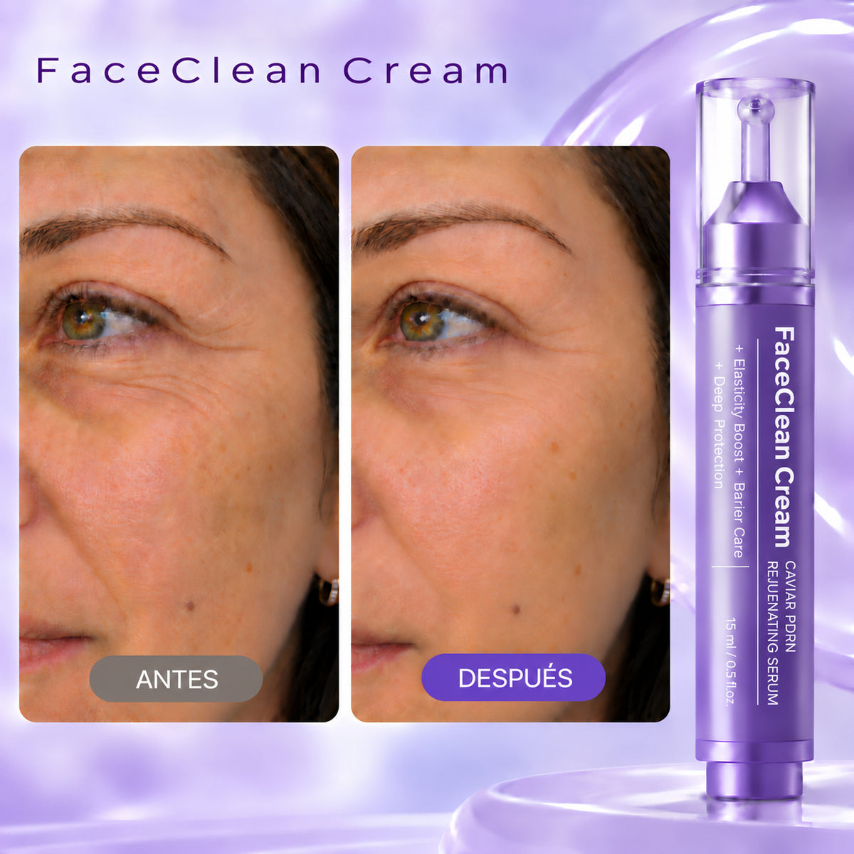 FaceClean Cream® Serum Antiarrugas - PDRN y Caviar — imagen 5