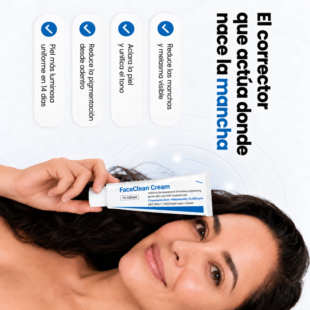 FaceClean Cream® Corrector de Manchas