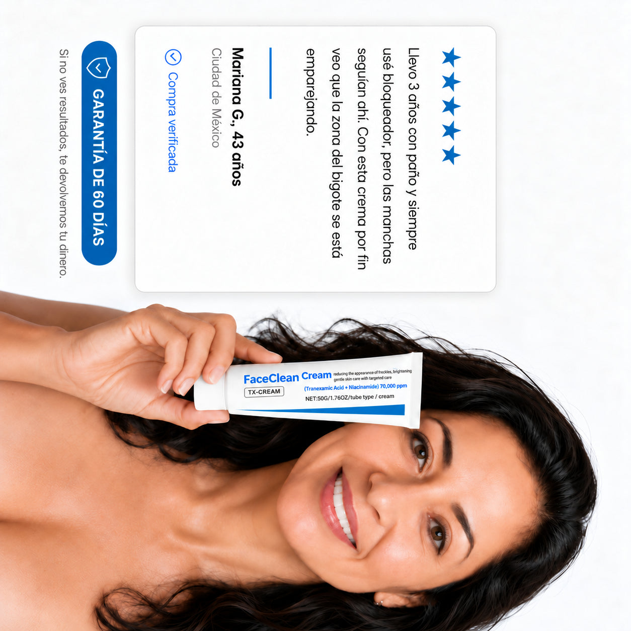 FaceClean Cream® Corrector de Manchas